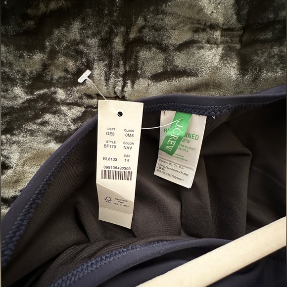 J Crew Bow One-Shoulder One Piece Bathing Suit - Picture 5 of 5